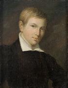 Gustav Adolf Hippius Portrait of Painter Otto Ignatius oil on canvas